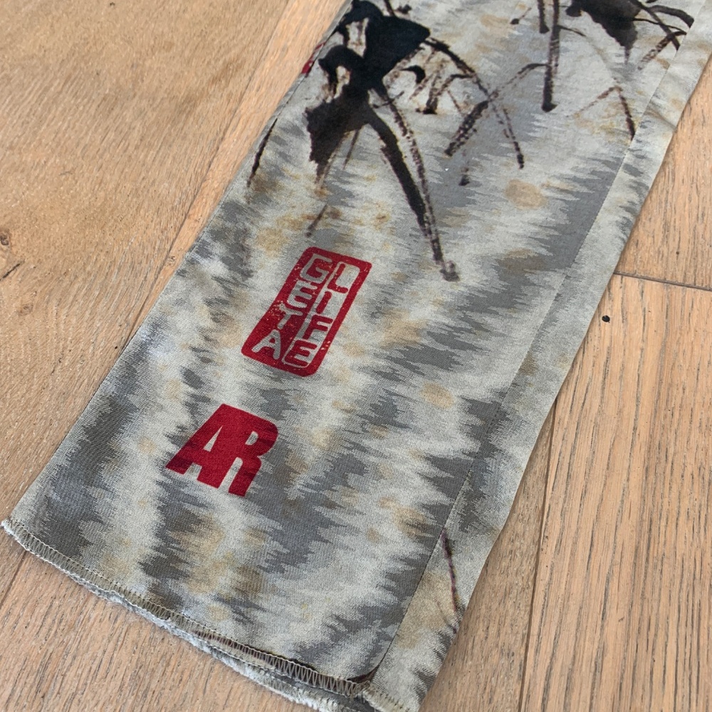 Vivienne Westwood Brand New 2019 Brand New Silk Chinese Pants - Insane Print - Picture 13 of 14